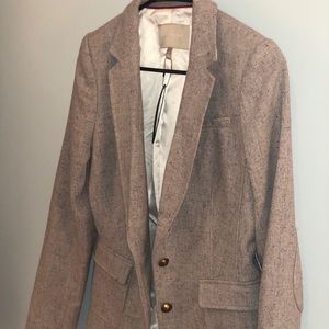 Banana Republic Hacking Jacket - Size 6 (Gray)